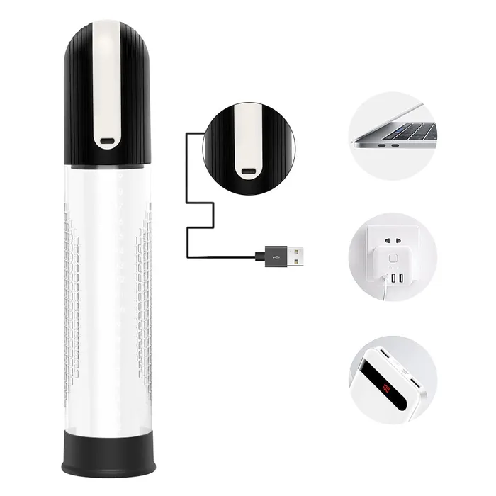 Leto Electric Vacuum Textured Penis Pump Leto Male Sex Toys