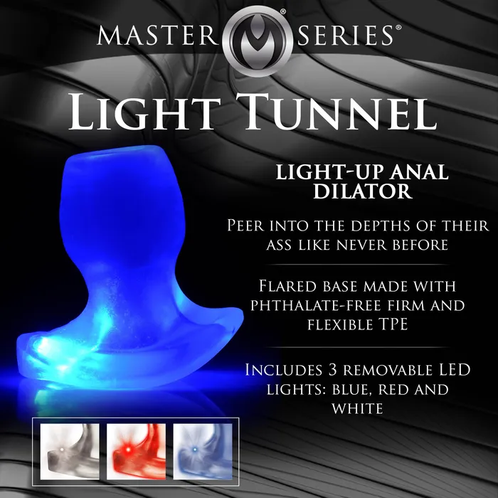 LightTunnel LightUp Anal Dilator Master Series Anal