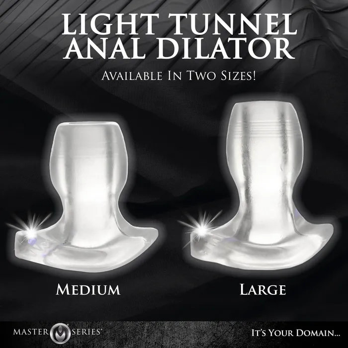LightTunnel LightUp Anal Dilator Master Series Anal