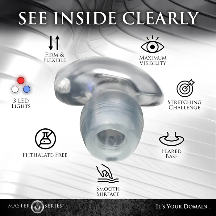 LightTunnel LightUp Anal Dilator Master Series Anal
