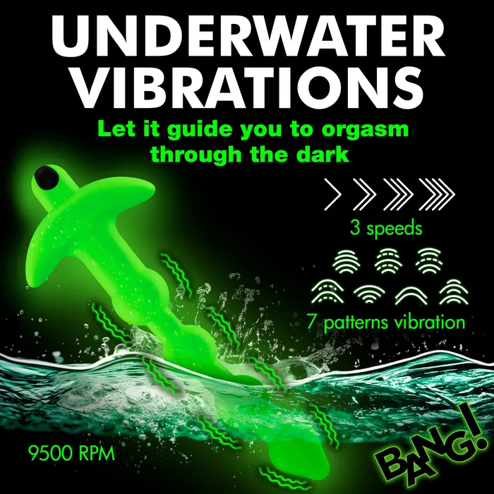 Male Sex Toys Bang GlowintheDark Silicone Anal Beads
