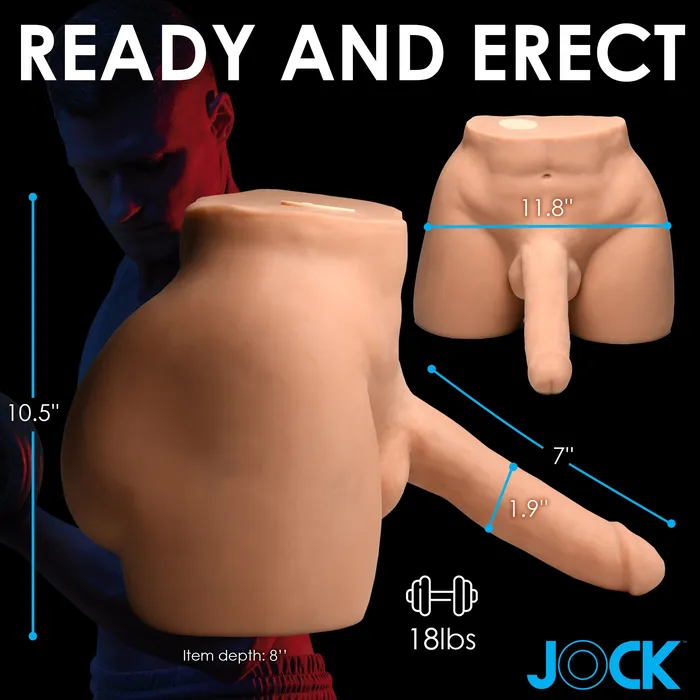 Male Sex Toys Curve Toys JOCK AutoSqueezing Vibrating Male Masturbator