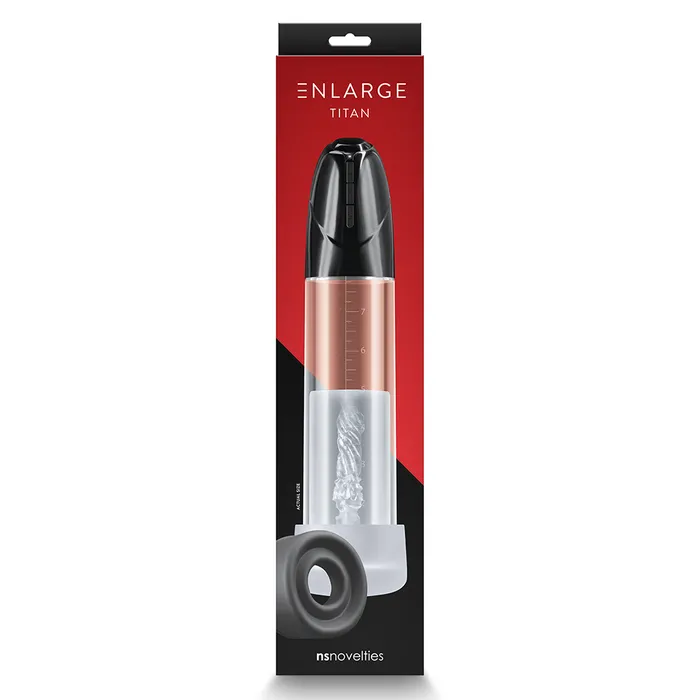 Male Sex Toys ns novelties Enlarge Titan Programmable Suction Penis Pump With Masturbator