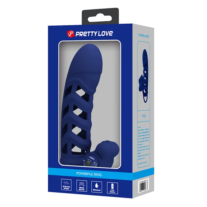 Male Sex Toys Pretty Love Altaf Vibrating Powerful Cock Ring Penis Sleeve Pretty Love
