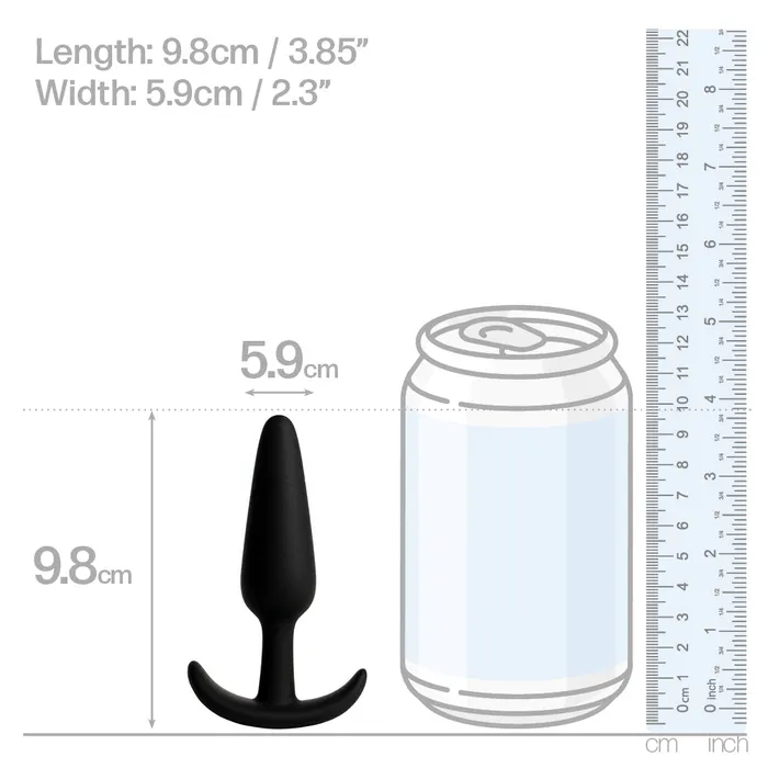 Male Sex Toys Sexyland Sexyland Cadet Slimline Silicone Butt Plug Medium