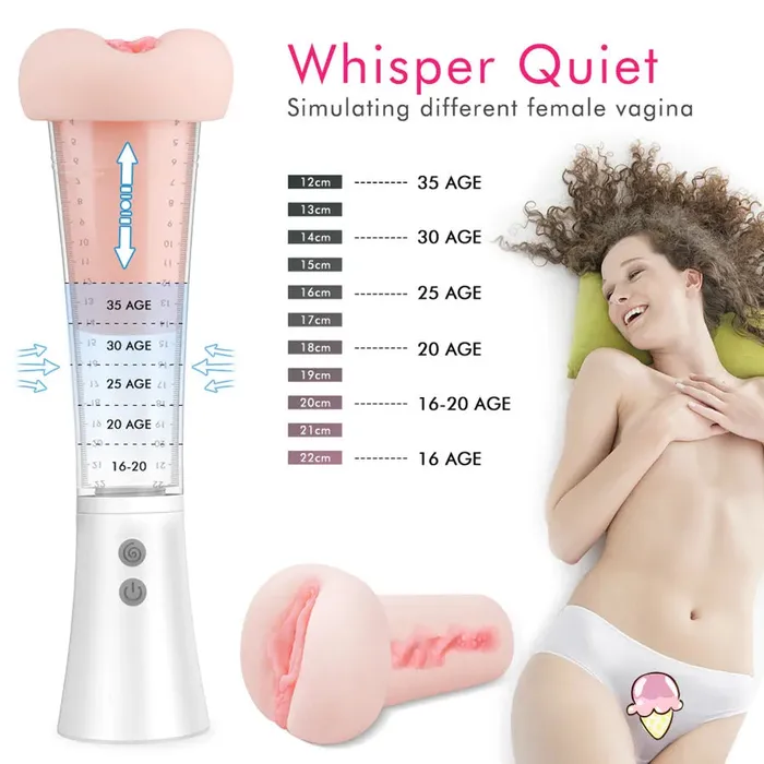 Male Sex Toys Xinghaoya 2In1 Realistic Penis Pump Masturbator Male Sex Toys Xinghaoya 2In1 Realistic Penis Pump Masturbator