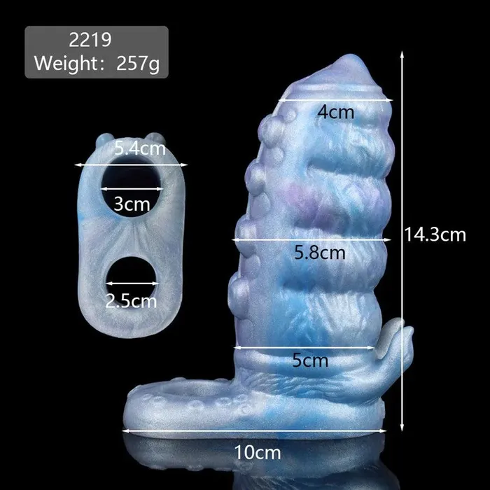 Male Sex Toys Xinghaoya Silicone Monster Cock Extension Sleeve