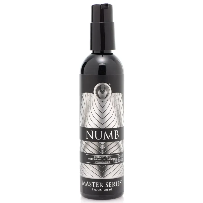 Master Series Numb Desensitising WaterBased Lidocaine Lubricant Master Series Lubricants Master Series Numb Desensitising WaterBased Lidocaine Lubricant Master Series Lubricants