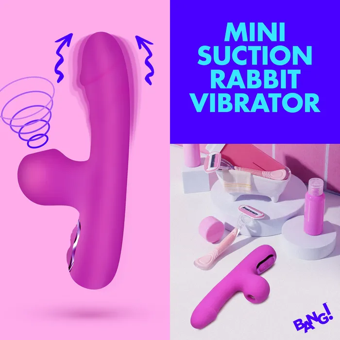 Mini Suction Rabbit Vibrator Bang Female Sex Toys