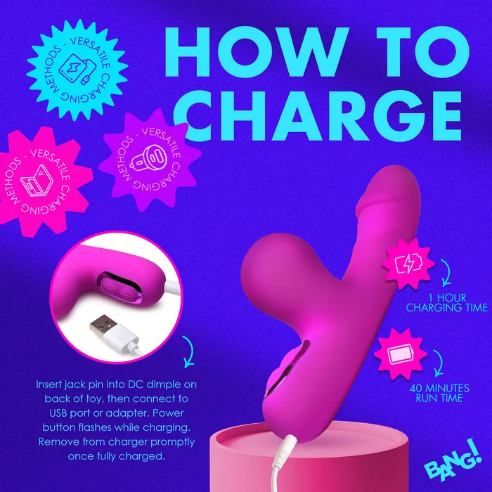 Mini Suction Rabbit Vibrator Bang Female Sex Toys