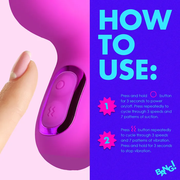 Mini Suction Rabbit Vibrator Bang Female Sex Toys