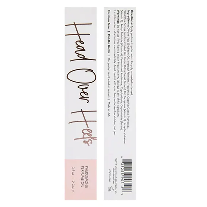 Pheromone Scented Perfume Oil Head Over Heels Classic Brands Male Sex Toys