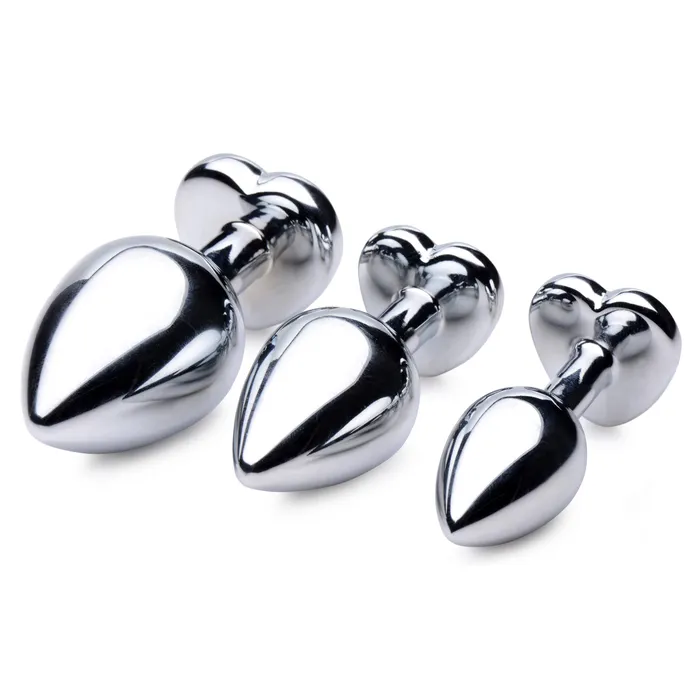 Red Heart Gem Anal Plug Set Booty Sparks Anal