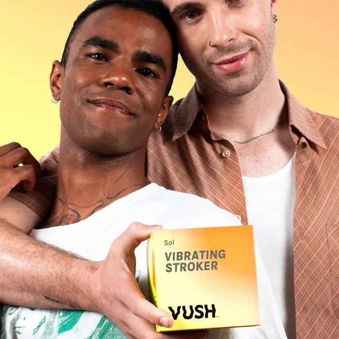 Vush Sol 10Mode Vibrating Ribbed Stroker Vush Male Sex Toys