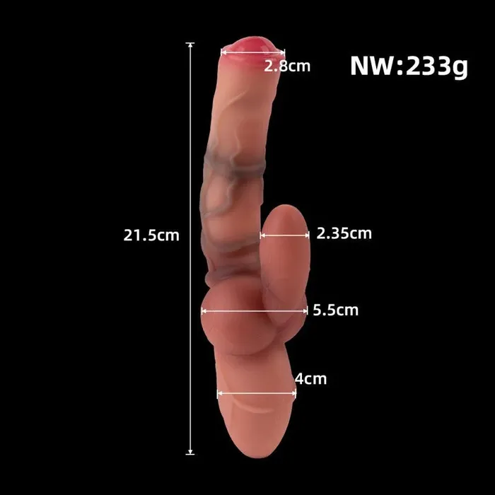 Xinghaoya Female Sex Toys Xinghaoya Silicone Vibrating Rabbit Dildo