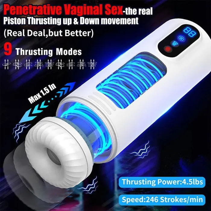 Xinghaoya Vibrators Automatic Thrusting Male Blow Job Toy
