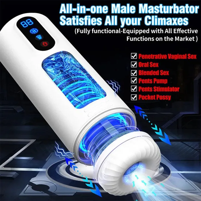 Xinghaoya Vibrators Automatic Thrusting Male Blow Job Toy
