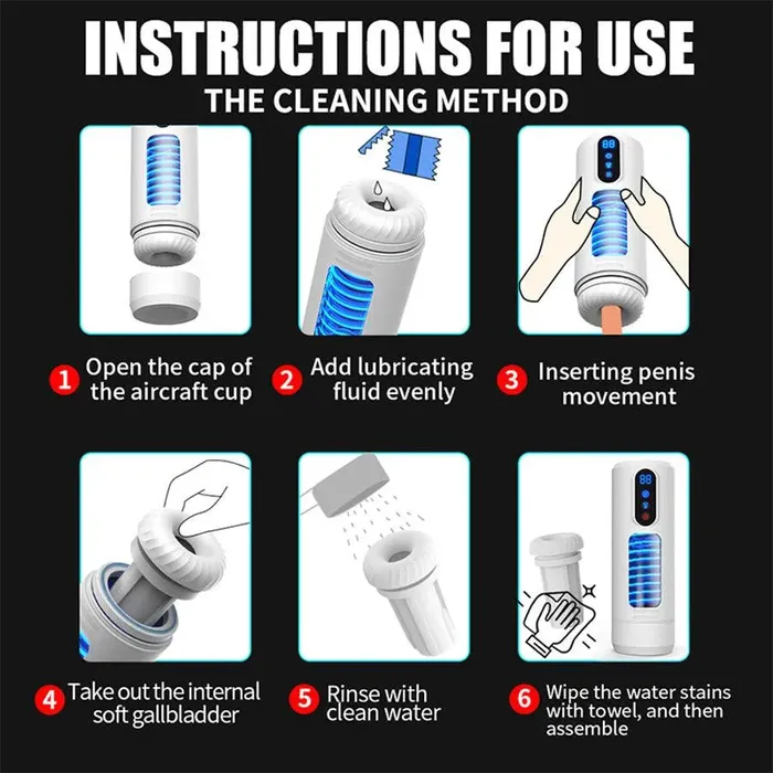 Xinghaoya Vibrators Automatic Thrusting Male Blow Job Toy