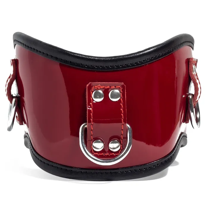 Zorba Lockable Padded Patent Leather Posture Collar Zorba International Restraints Zorba Lockable Padded Patent Leather Posture Collar Zorba International Restraints