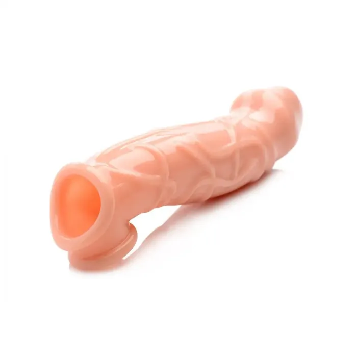 2 Inch Flesh Penis Extender Sleeve XR Brands Male Sex Toys