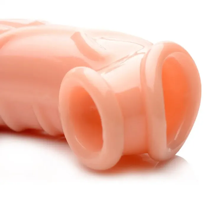 2 Inch Flesh Penis Extender Sleeve XR Brands Male Sex Toys