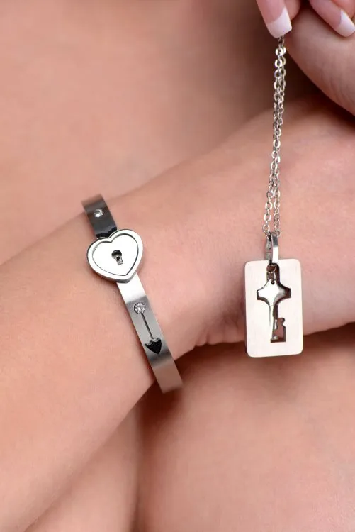 2024 Holiday Sale Vibrators Cuffed Locking Bracelet and Key Necklace