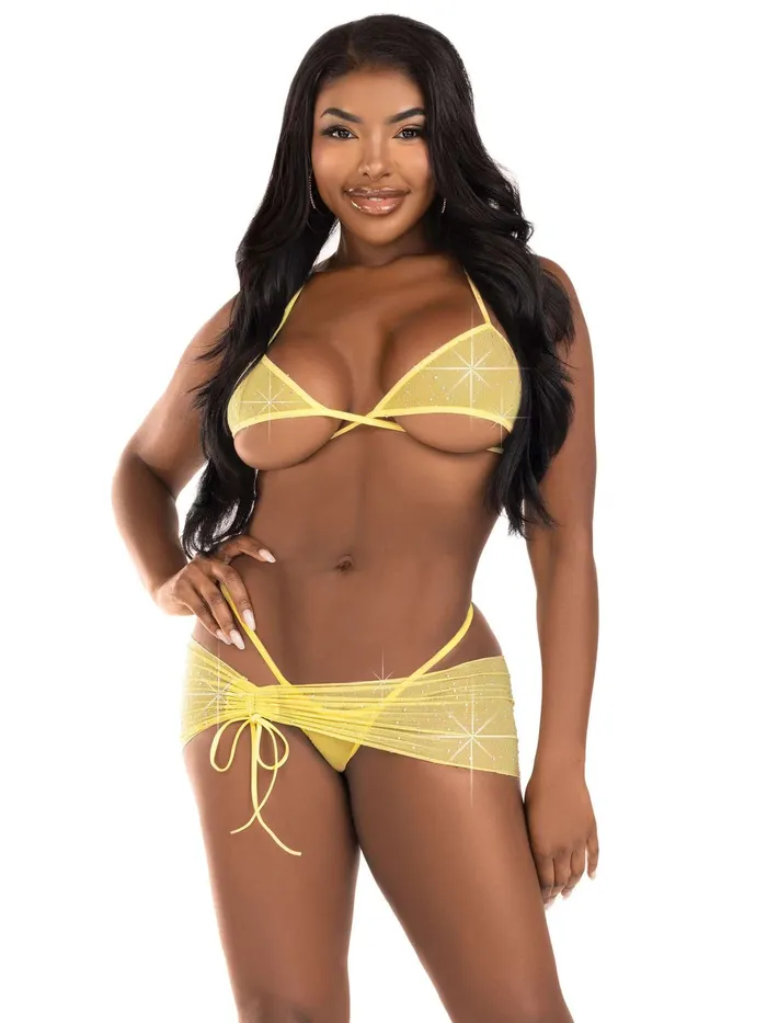 3 Pc Rhinestone Mesh Set Smallmedium Baby Yellow Leg Avenue Anal 3 Pc Rhinestone Mesh Set Smallmedium Baby Yellow Leg Avenue Anal
