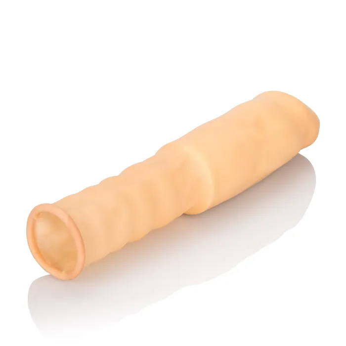 4 Inch Latex Extension Ivory CalExotics Anal
