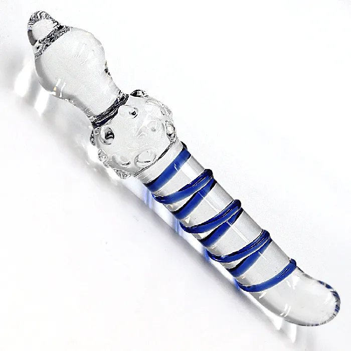 79 Inch Blue Swirl Dildo Sexy Emporium Anal