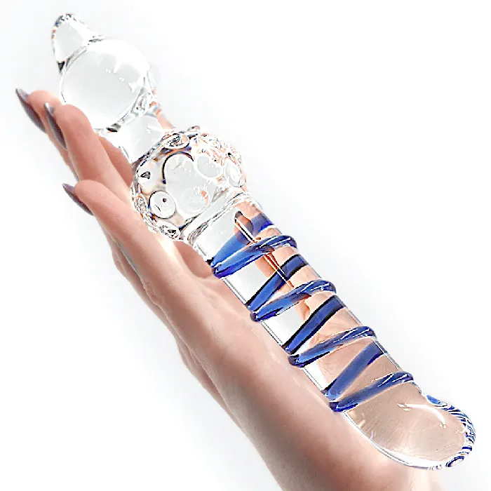 79 Inch Blue Swirl Dildo Sexy Emporium Anal