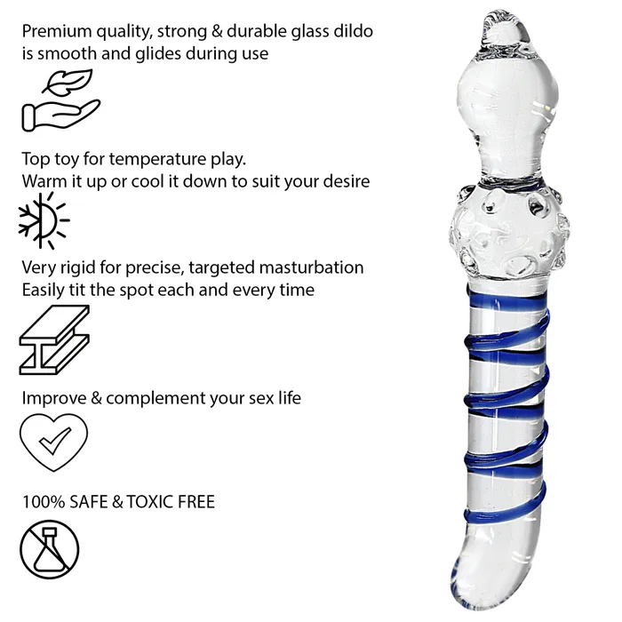 79 Inch Blue Swirl Dildo Sexy Emporium Anal