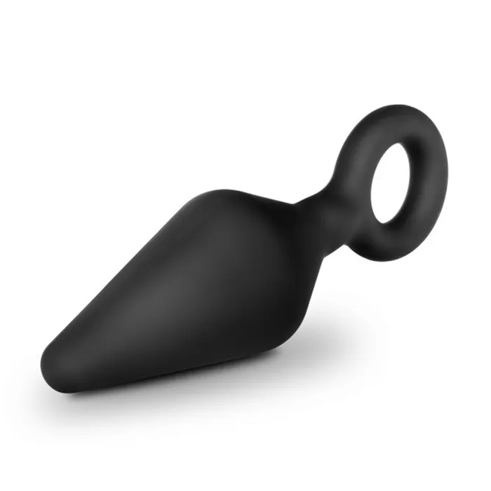 Anal Adventures Platinum Silicone Loop Plug Small Black Blush Novelties Anal Anal Adventures Platinum Silicone Loop Plug Small Black Blush Novelties Anal