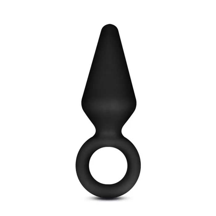Anal Adventures Platinum Silicone Loop Plug Small Black Blush Novelties Anal Anal Adventures Platinum Silicone Loop Plug Small Black Blush Novelties Anal