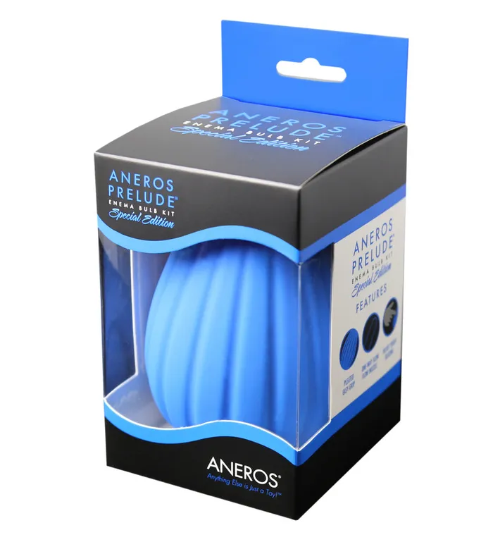 Anal Aneros PRELUDE ENEMA BULB KIT LIMITED EDITION BLUE Anal Aneros PRELUDE ENEMA BULB KIT LIMITED EDITION BLUE