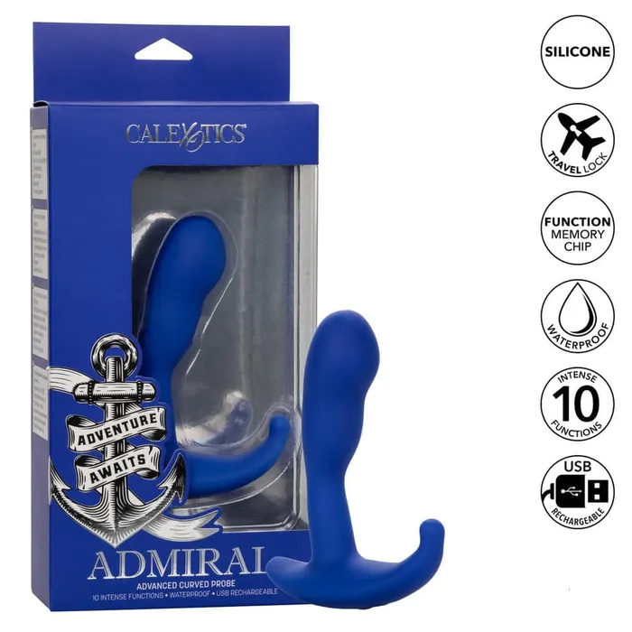 Anal California Exotic Admiral Advanced Curved Probe Anal California Exotic Admiral Advanced Curved Probe