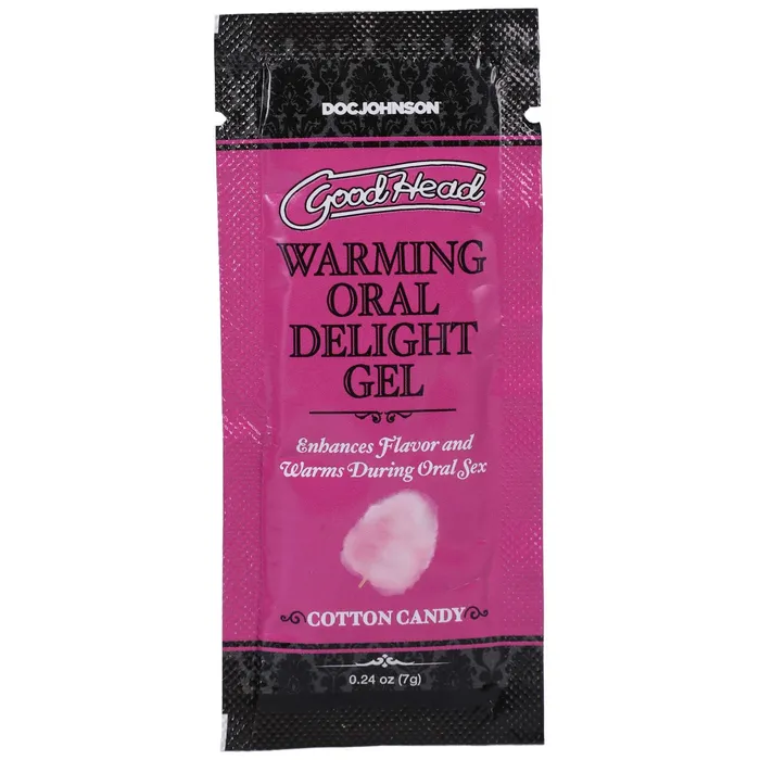 Anal Doc Johnson GoodHead Warming Oral Delight Gel 024 Oz Cotton Candy Add a Sweet Warming Sensation to Oral Play Anal Doc Johnson GoodHead Warming Oral Delight Gel 024 Oz Cotton Candy Add a Sweet Warming Sensation to Oral Play