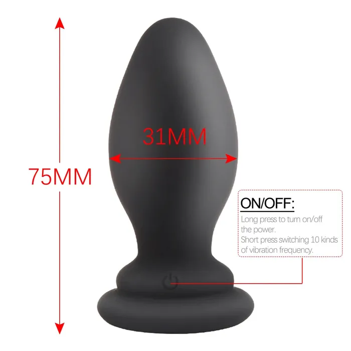 Anal Domlust Remote Control Fox Tail Vibrating Butt Plug Fantasy Animal Role Play Furry BDSM Sex Games