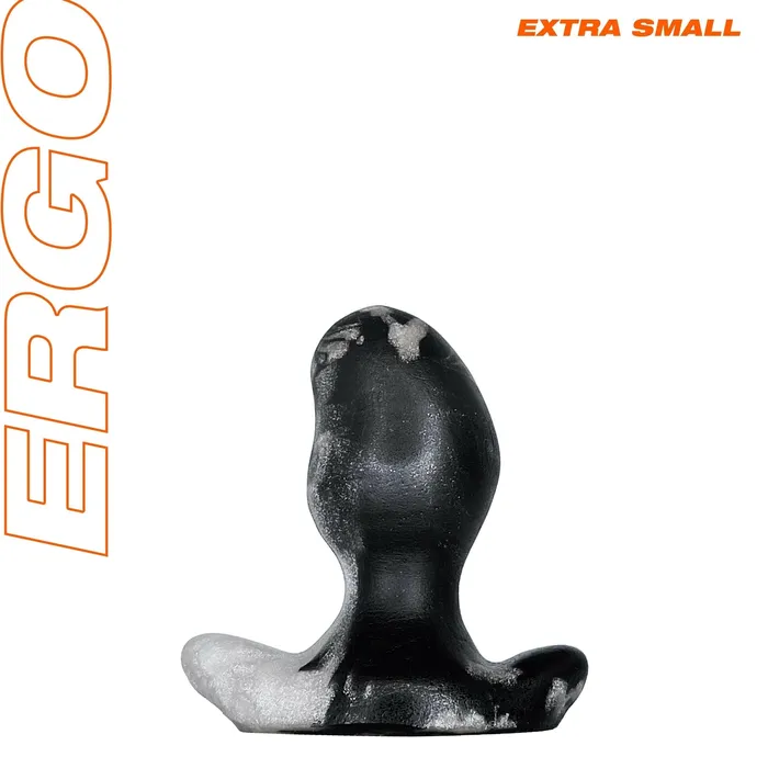 Anal Holiday Blowout Sale Ergo Butt Plug Extra Small Platinum Swirl