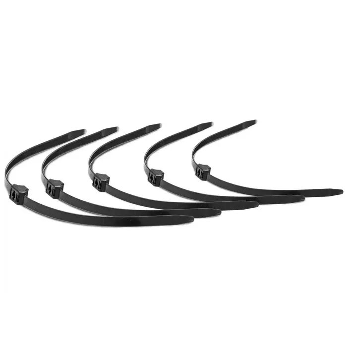Anal Master Series Misbehaved Black Zip Tie Police Cuffs 5 Pack