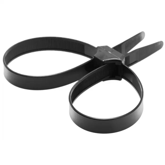 Anal Master Series Misbehaved Black Zip Tie Police Cuffs 5 Pack