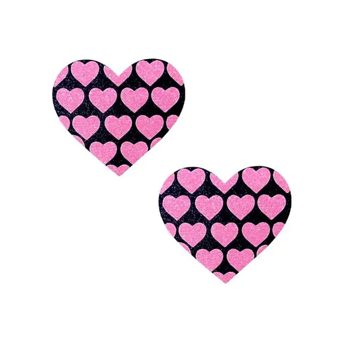 Anal Neva Nude LLC Neva Nude Pink Heart UV Valentines Black Glitter Heart Nipztix Pasties Anal Neva Nude LLC Neva Nude Pink Heart UV Valentines Black Glitter Heart Nipztix Pasties