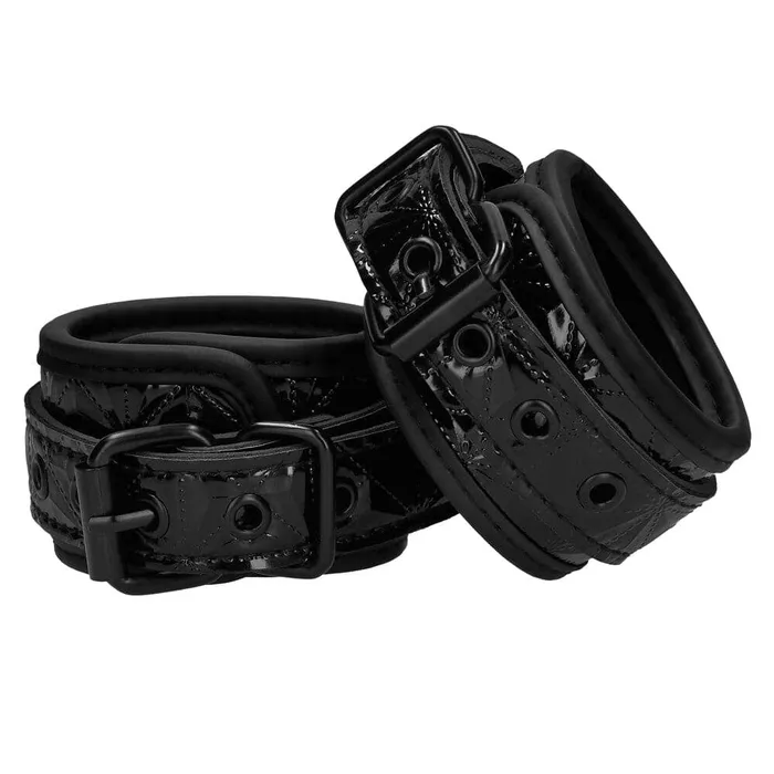 Anal Shots Toys Ouch Luxury Black Hand Cuffs