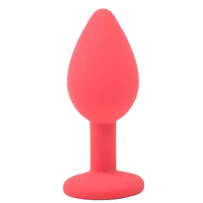 Anal Various Toy Brands Small Red Jewelled Silicone Butt Plug Anal Various Toy Brands Small Red Jewelled Silicone Butt Plug