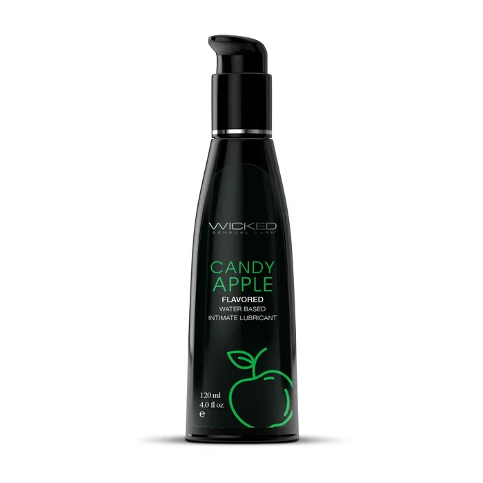 Aqua Candy Apple Flavored WaterBased Lubricant 4 Oz Wicked Sensual Care Lubricants Aqua Candy Apple Flavored WaterBased Lubricant 4 Oz Wicked Sensual Care Lubricants