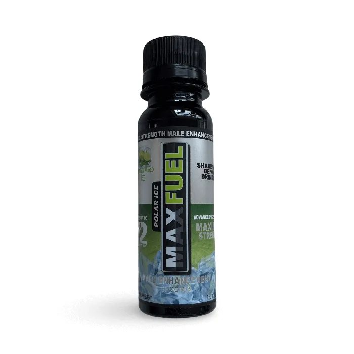 Assorted Pill Vendors Male Sex Toys MaxFuel Polar Ice Male Enhancement Shooter Lemon Lime Ice 3 X 3 fl oz Bottles