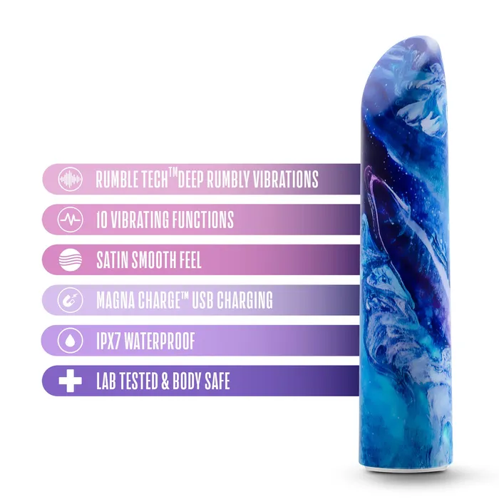 Blush Novelties Vibrators Limited Addiction Mesmerize Power Vibe Azure Blush Novelties Vibrators Limited Addiction Mesmerize Power Vibe Azure