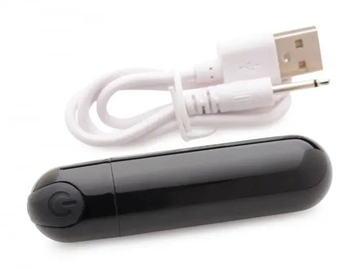 Bullet Vibrator 10X Rechargeable Vibrating Metallic Bullet Black Bang Female Sex Toys Bullet Vibrator 10X Rechargeable Vibrating Metallic Bullet Black Bang Female Sex Toys