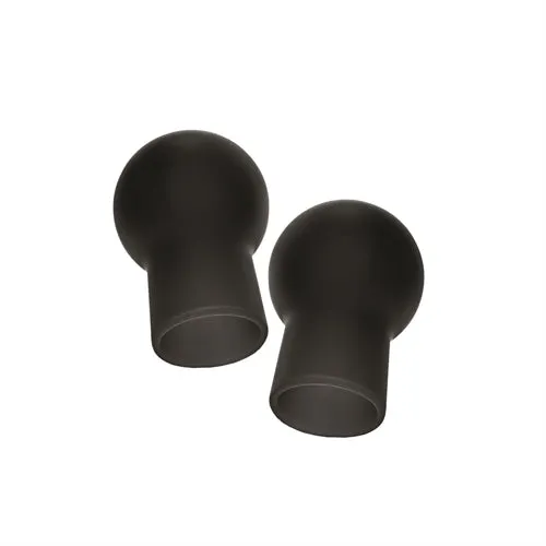 CalExotics Anal Nipple Play Silicone Advanced Nipple Suckers Black