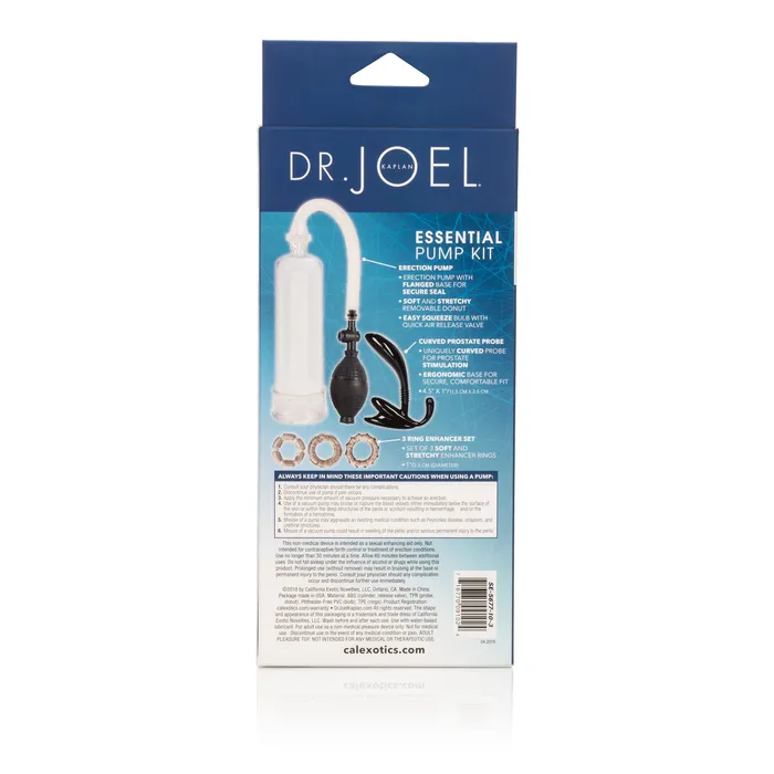 CalExotics Dr Joel Kaplan Essential Pump Kit Enhance Pleasure and Performance Female Sex Toys