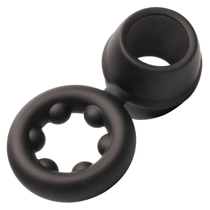 CalExotics Female Sex Toys Alpha Liquid Silicone Dual Support Magnum Ring Black CalExotics Female Sex Toys Alpha Liquid Silicone Dual Support Magnum Ring Black
